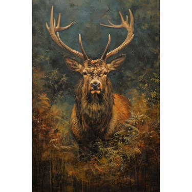 Colorful Deer Canvas